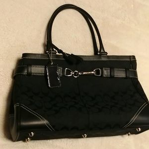 Coach Hampton Carryall Satchel Top Handle Shoulder Bag/ Purse